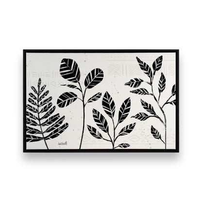 [Color:Satin Black], Picture of art in a Satin Black frame
