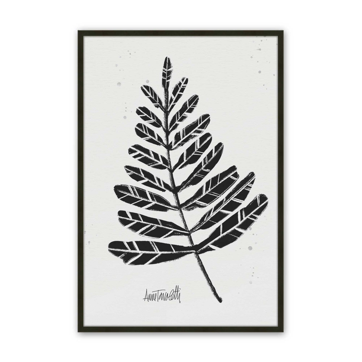 [Color:Satin Black], Picture of art in a Satin Black frame