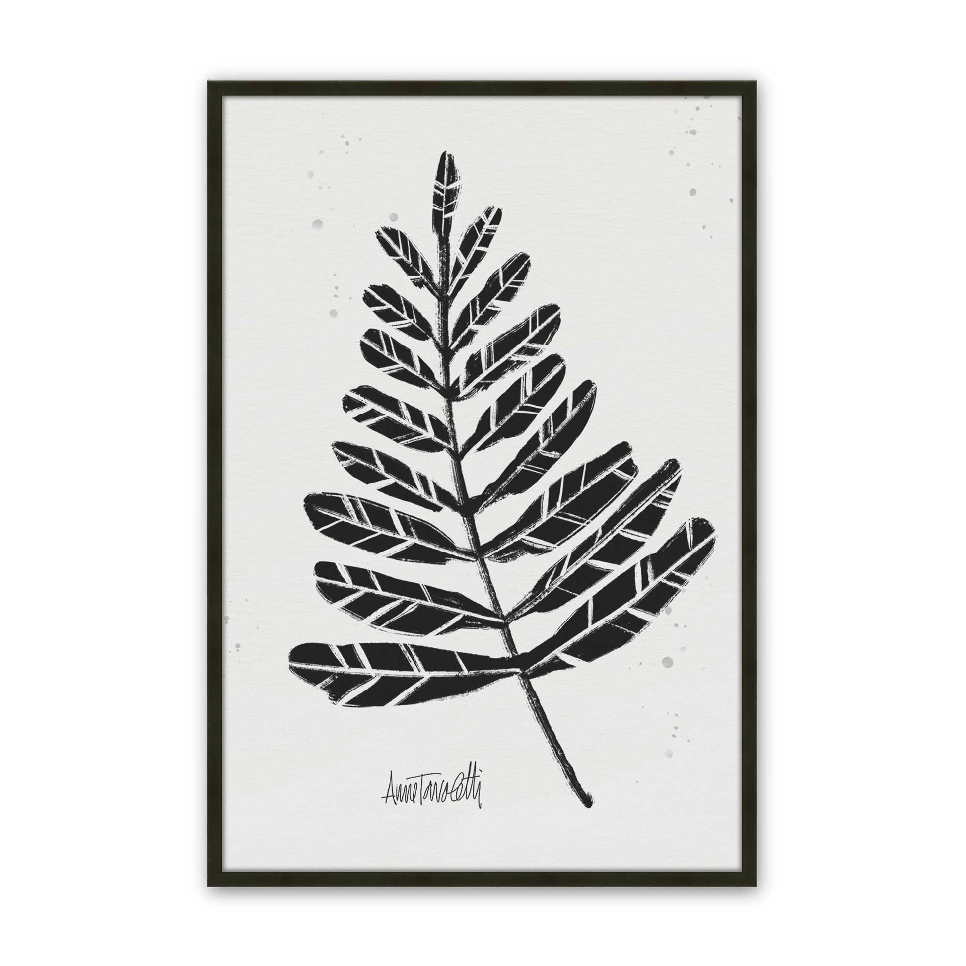 [Color:Satin Black], Picture of art in a Satin Black frame