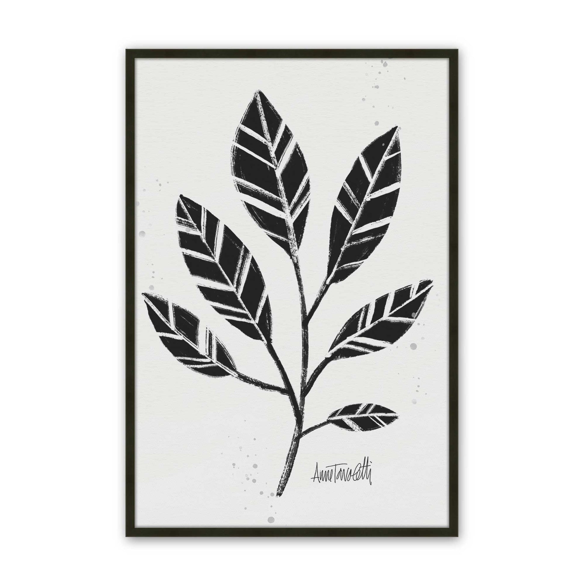 [Color:Satin Black], Picture of art in a Satin Black frame