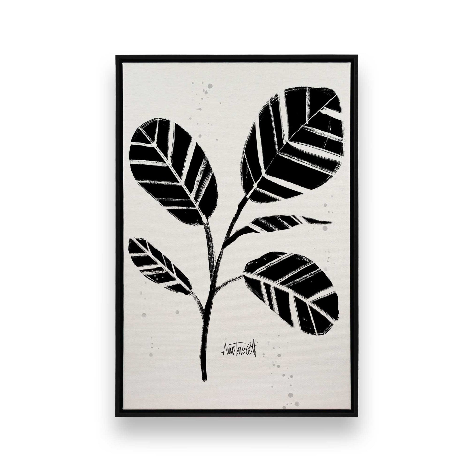 [Color:Satin Black], Picture of art in a Satin Black frame