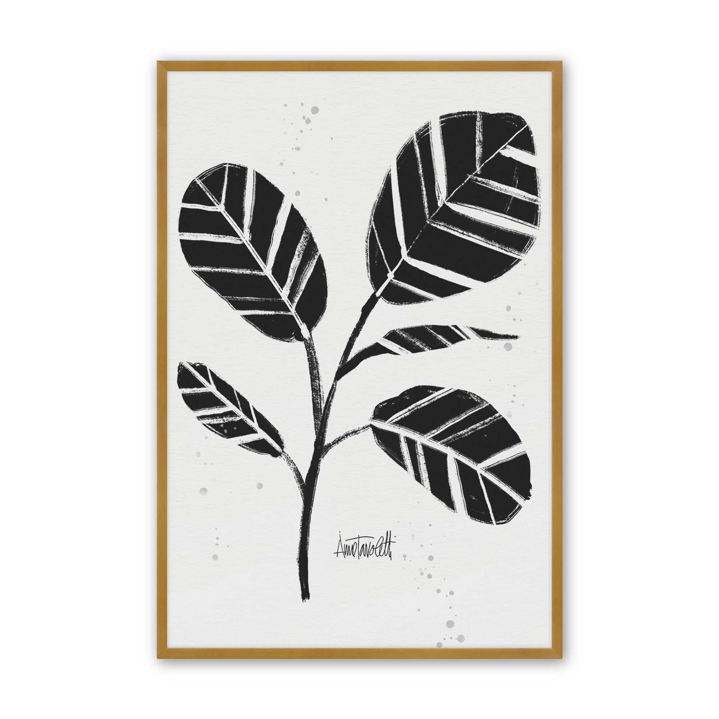 [Color:Polished Gold], Picture of art in a Polished Gold frame