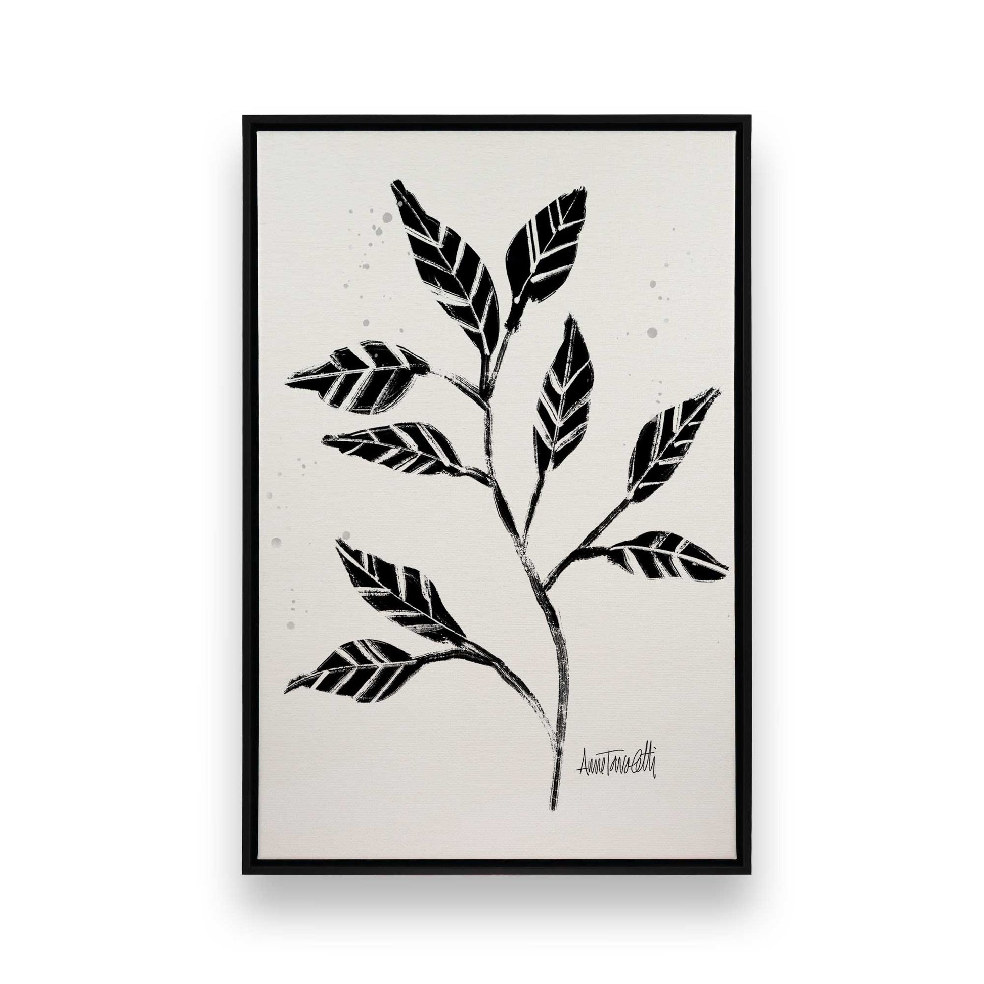 [Color:Satin Black], Picture of art in a Satin Black frame