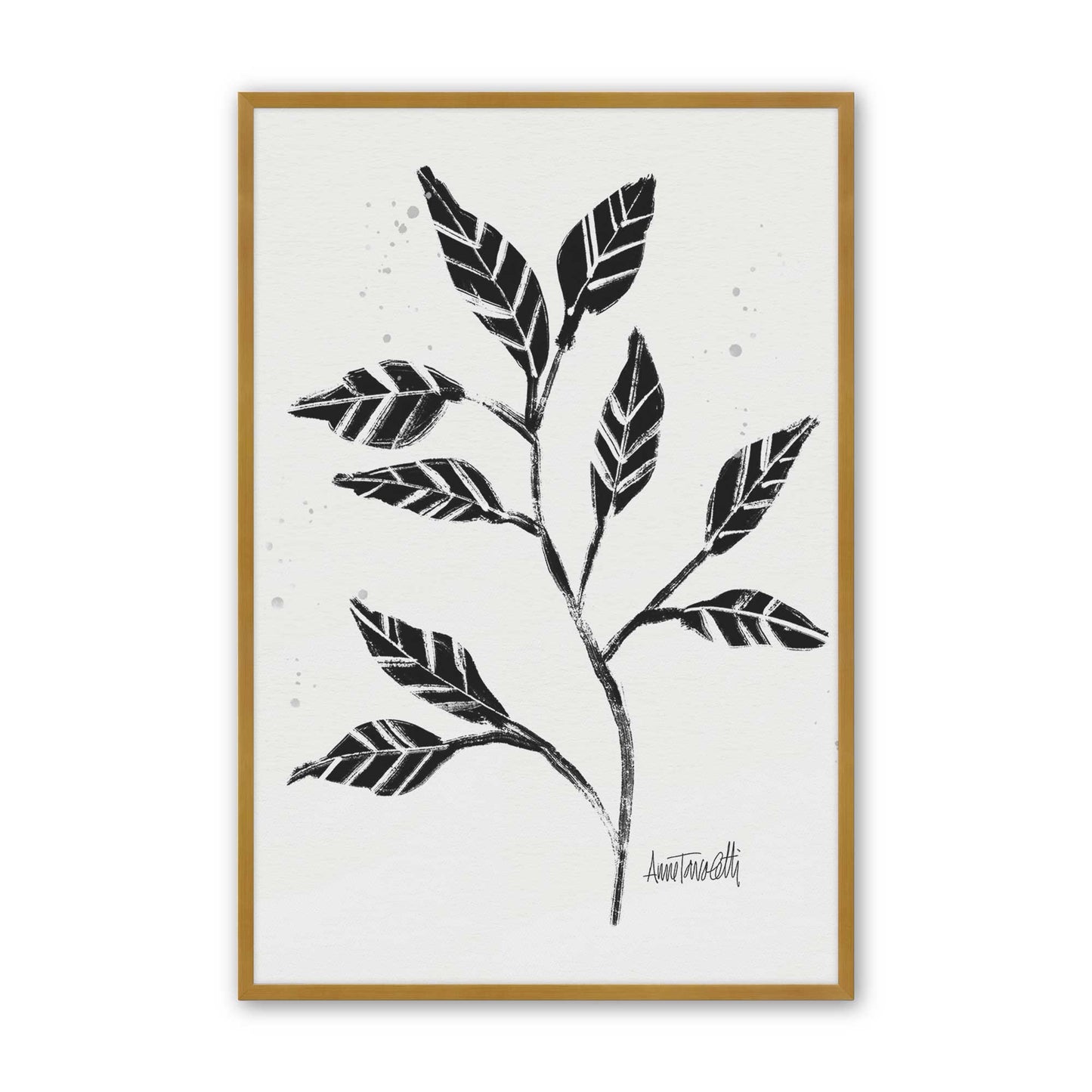 [Color:Polished Gold], Picture of art in a Polished Gold frame