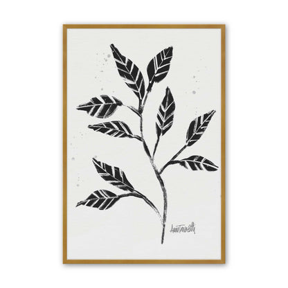 Black and White Botanicals Set of 4 Art Prints