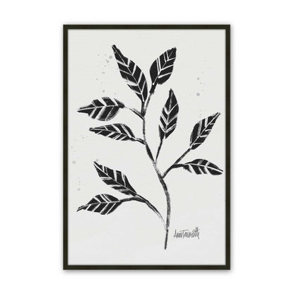 [Color:Satin Black], Picture of art in a Satin Black frame