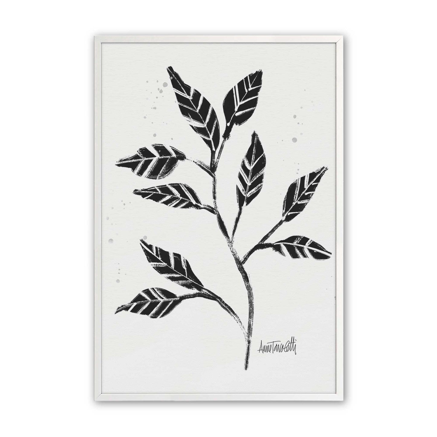 [Color:Opaque White], Picture of art in a Opaque White frame