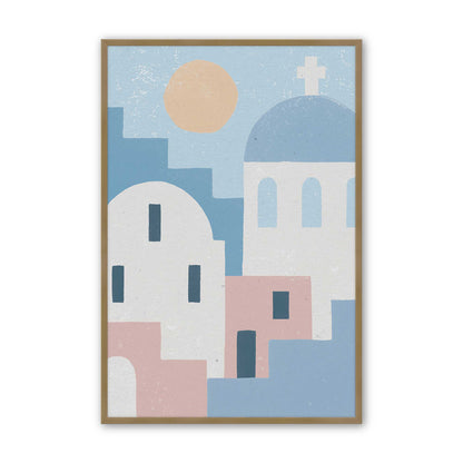 [Color:Brushed Gold], Picture of art in a Brushed Gold frame