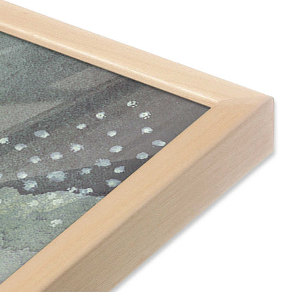 [Color:Raw Maple], Picture of art in a Raw Maple frame at an angle