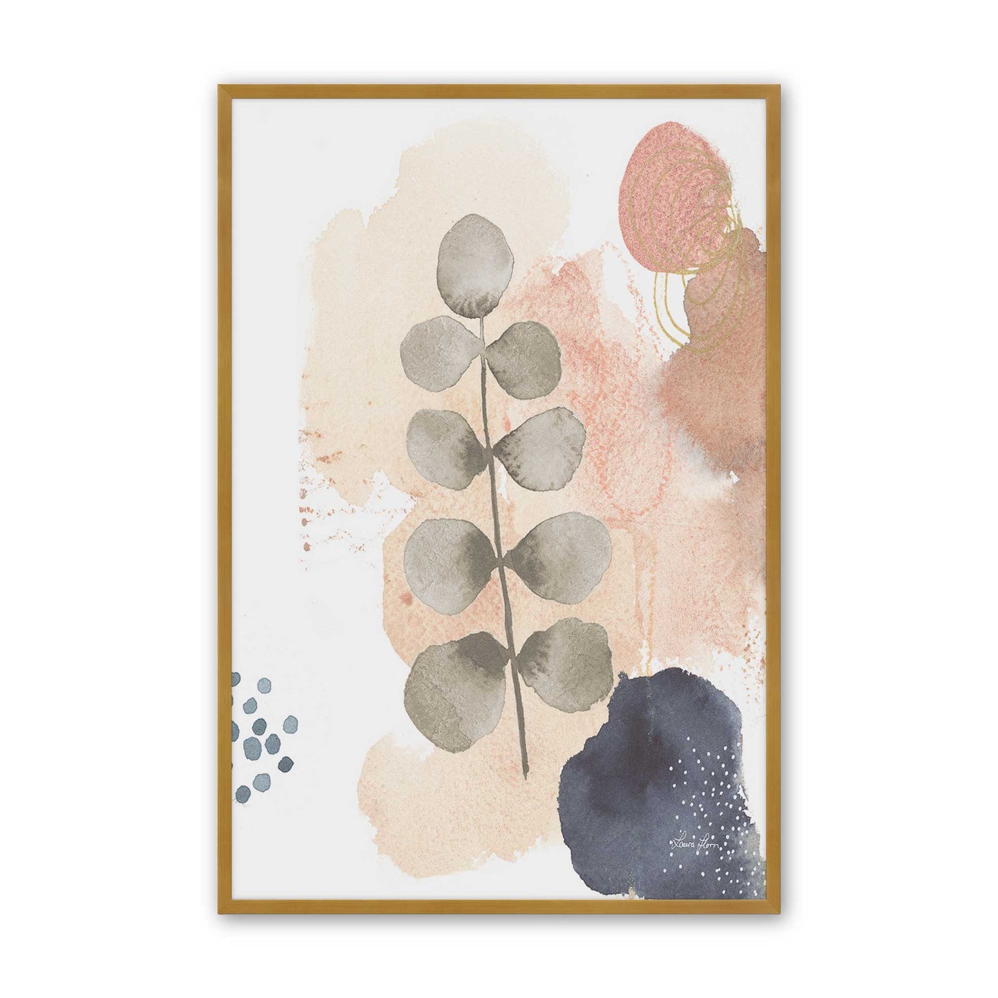 [Color:Polished Gold], Picture of art in a Polished Gold frame