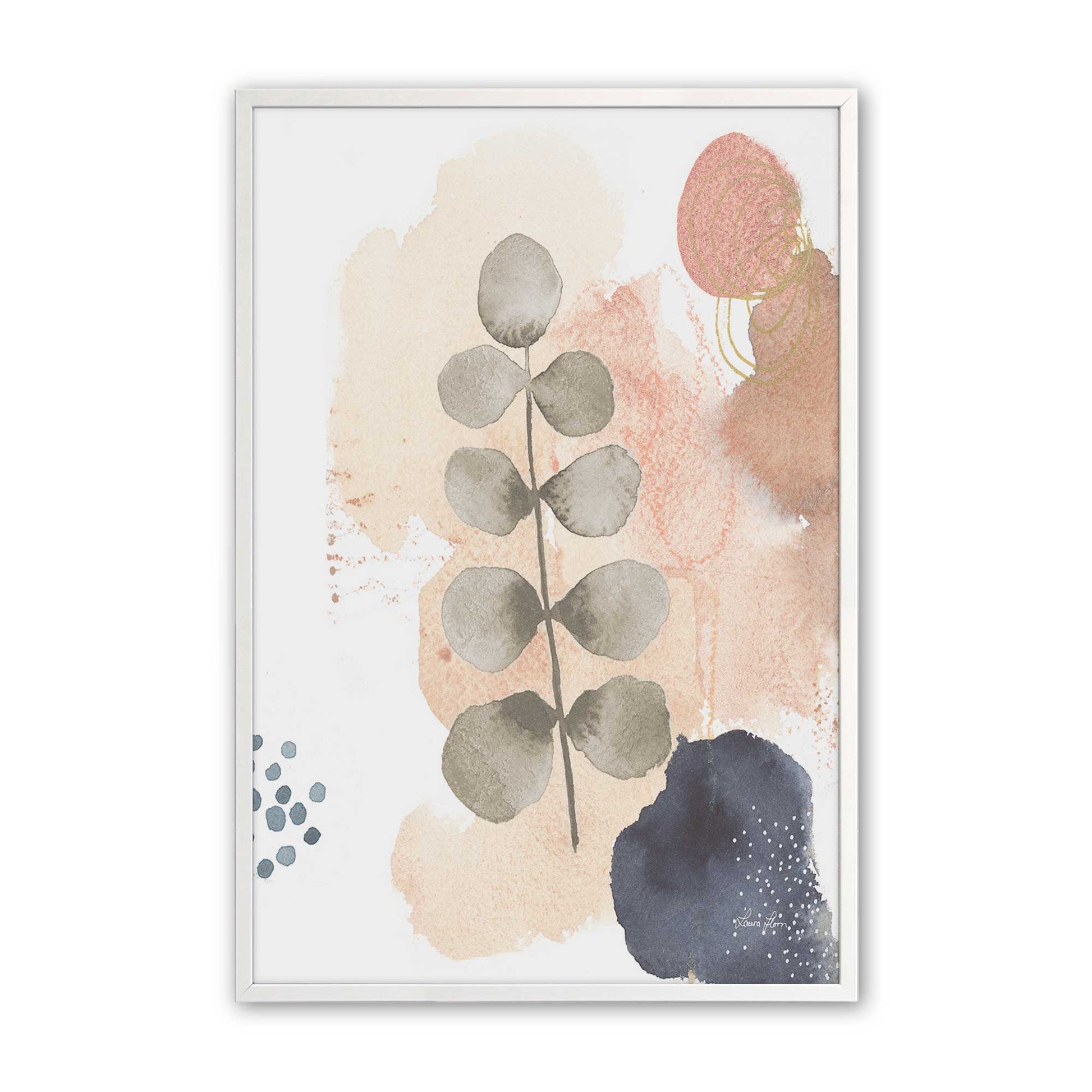 [Color:Opaque White], Picture of art in a Opaque White frame