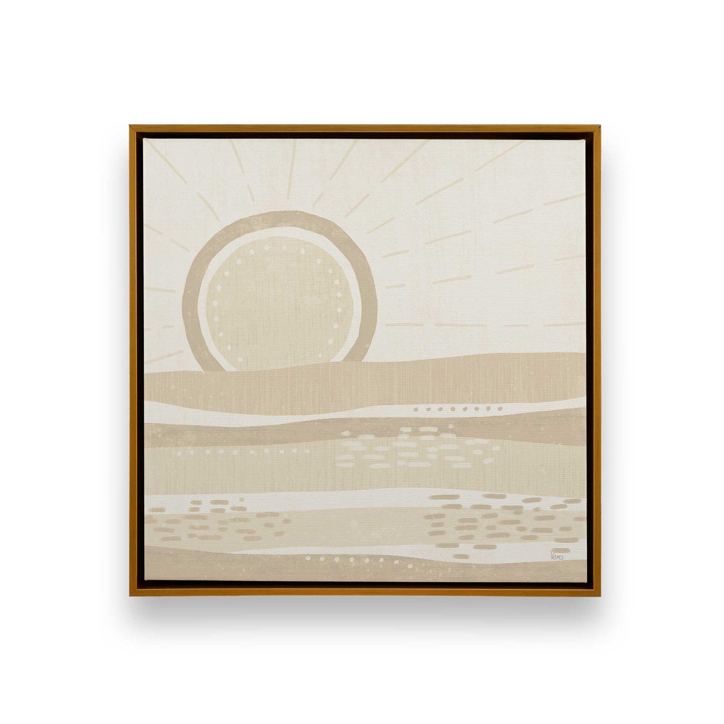 [Color:Polished Gold], Picture of art in a Polished Gold frame