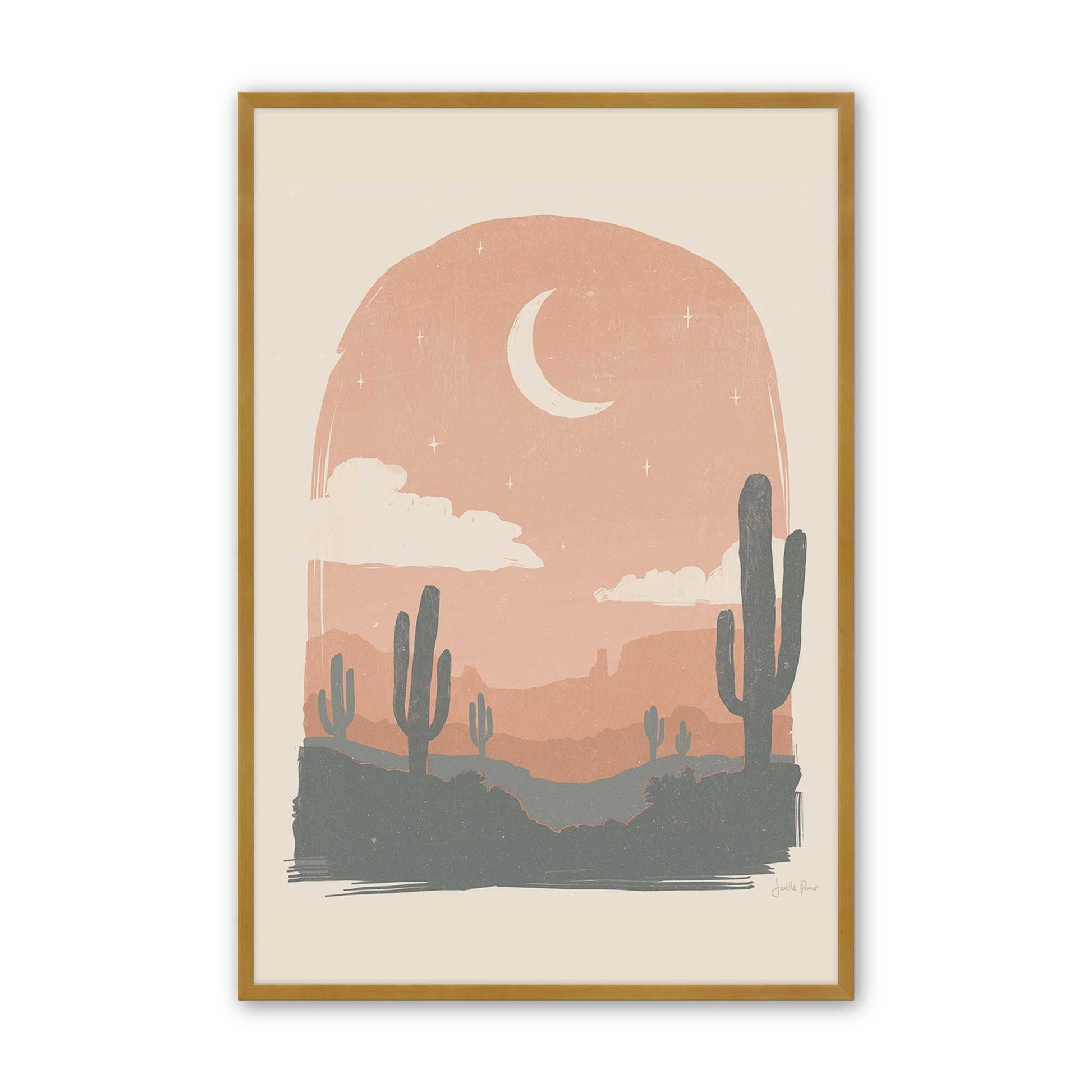 [Color:Polished Gold], Picture of art in a Polished Gold frame
