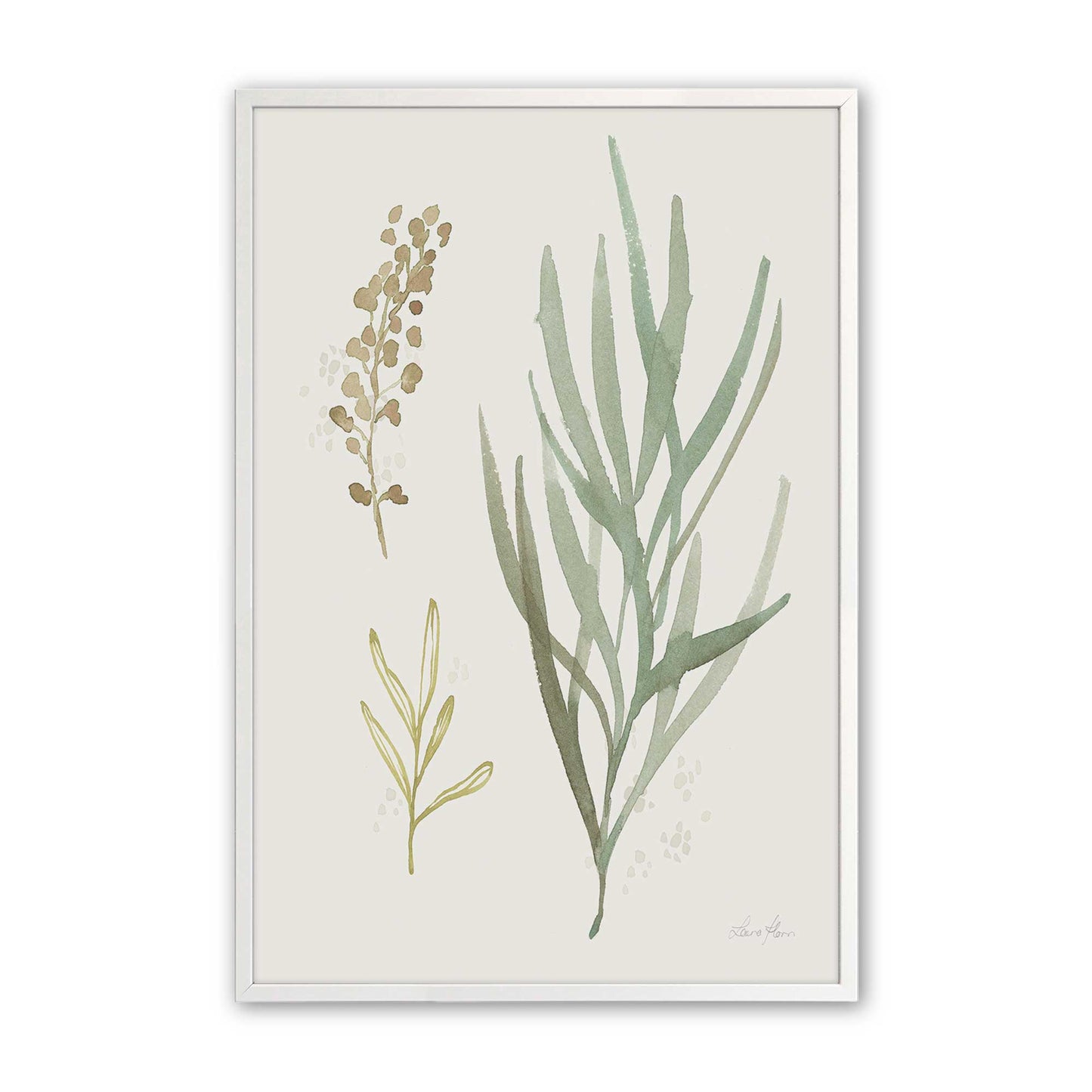 [Color:Opaque White], Picture of art in a Opaque White frame