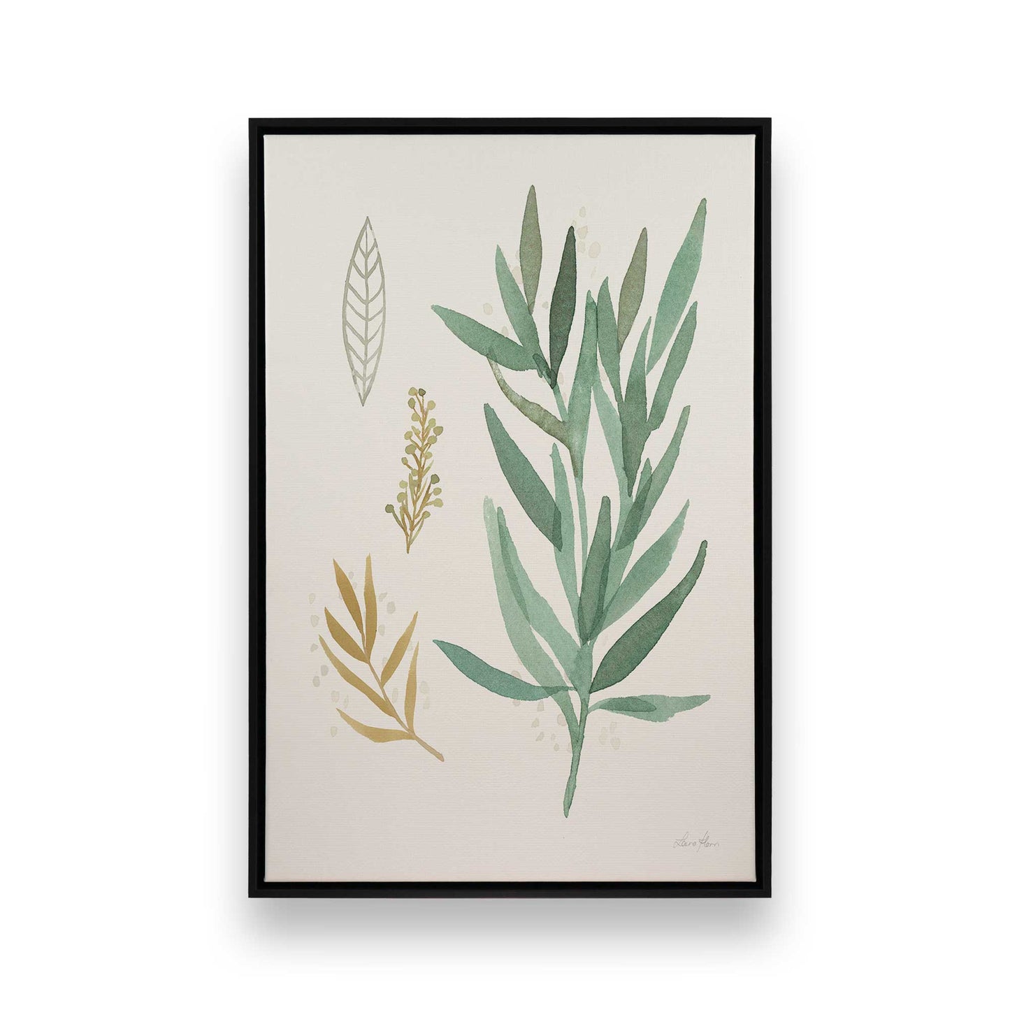[Color:Satin Black], Picture of art in a Satin Black frame