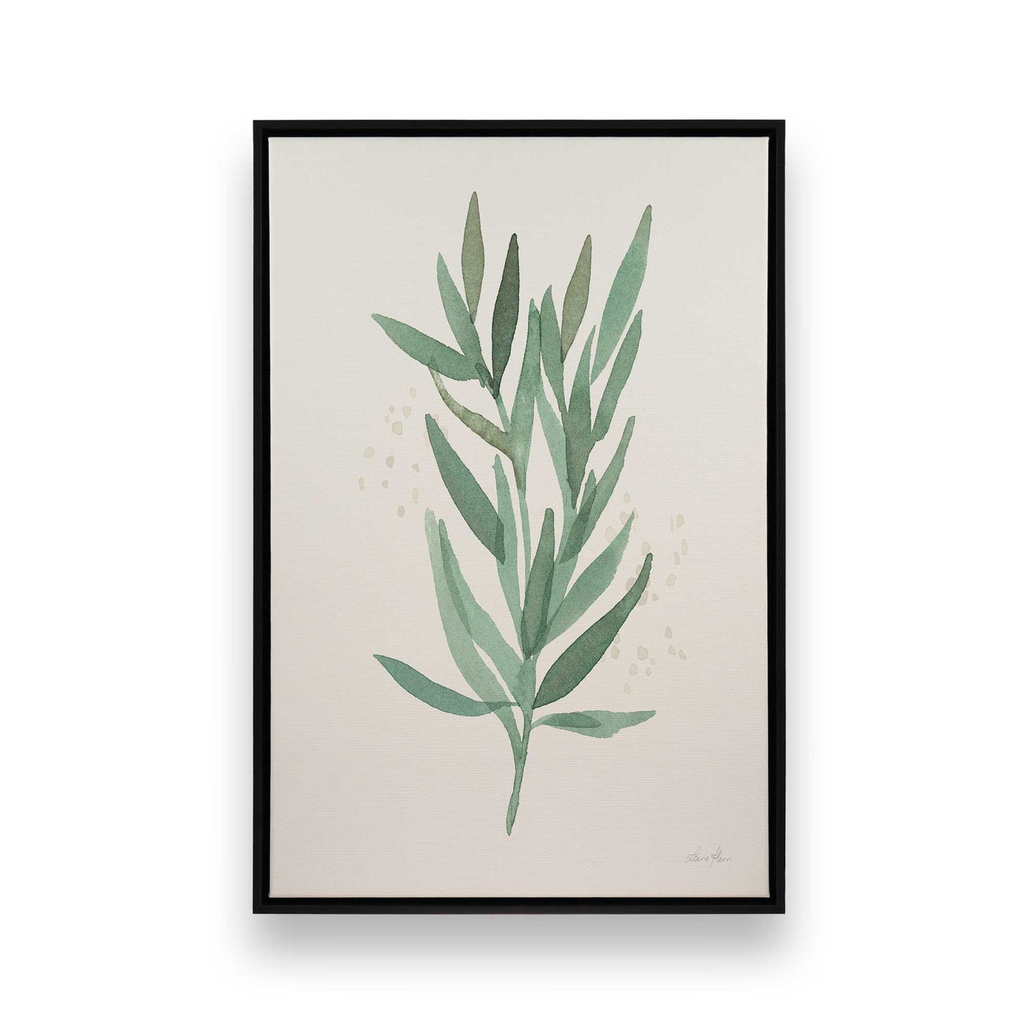 [Color:Satin Black], Picture of art in a Satin Black frame
