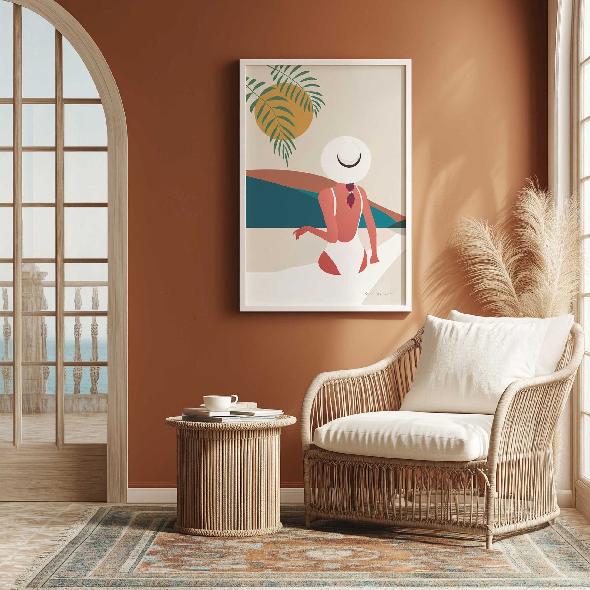 Picture of art in a room