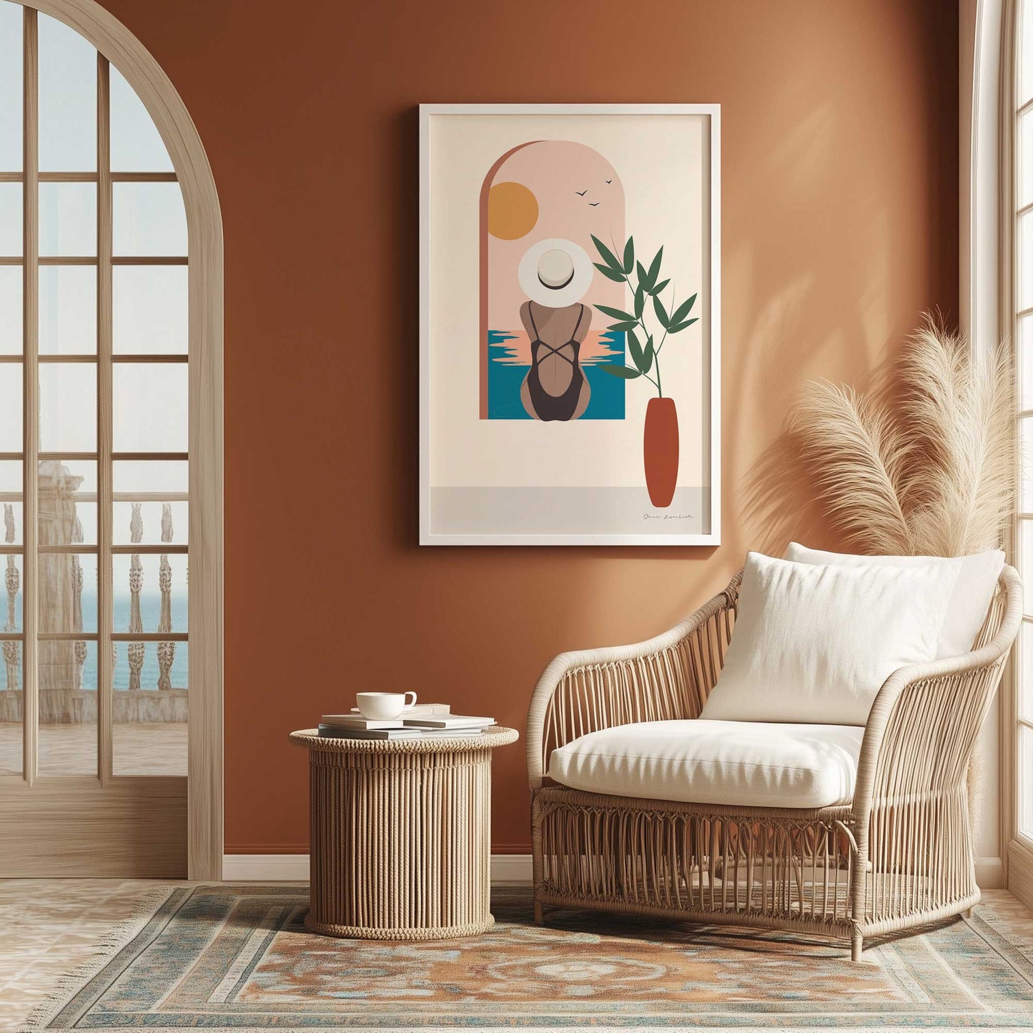 Picture of art in a room