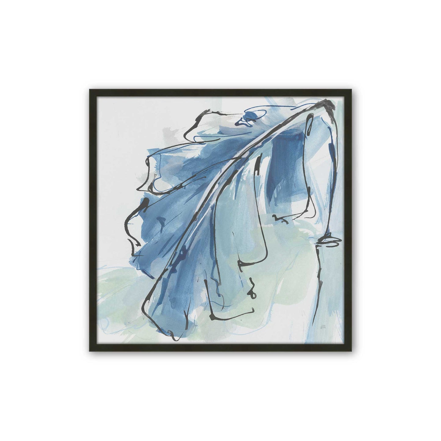 [Color:Satin Black], Picture of art in a Satin Black frame
