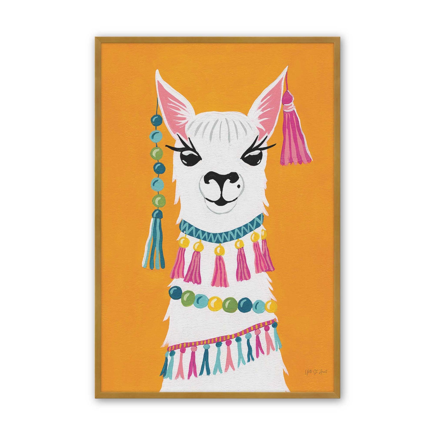 [Color:Polished Gold], Picture of art in a Polished Gold frame