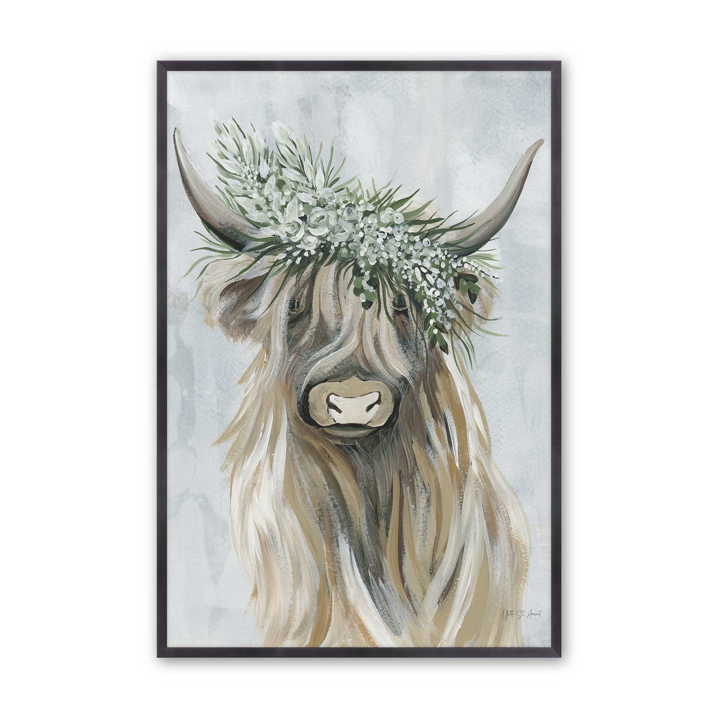 [Color:Weathered Zinc], Picture of art in a Weathered Zinc frame