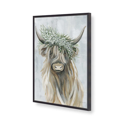 [Color:Weathered Zinc], Picture of art in a Weathered Zinc frame of the corner
