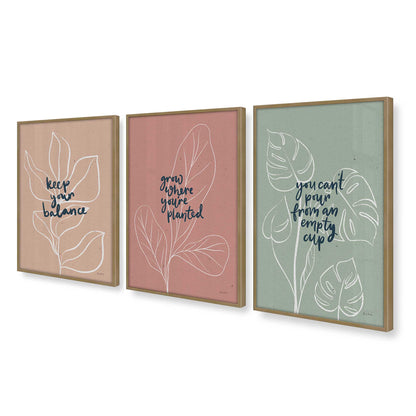 [Color:Brushed Gold], Picture of art in a Brushed Gold frame at an angle