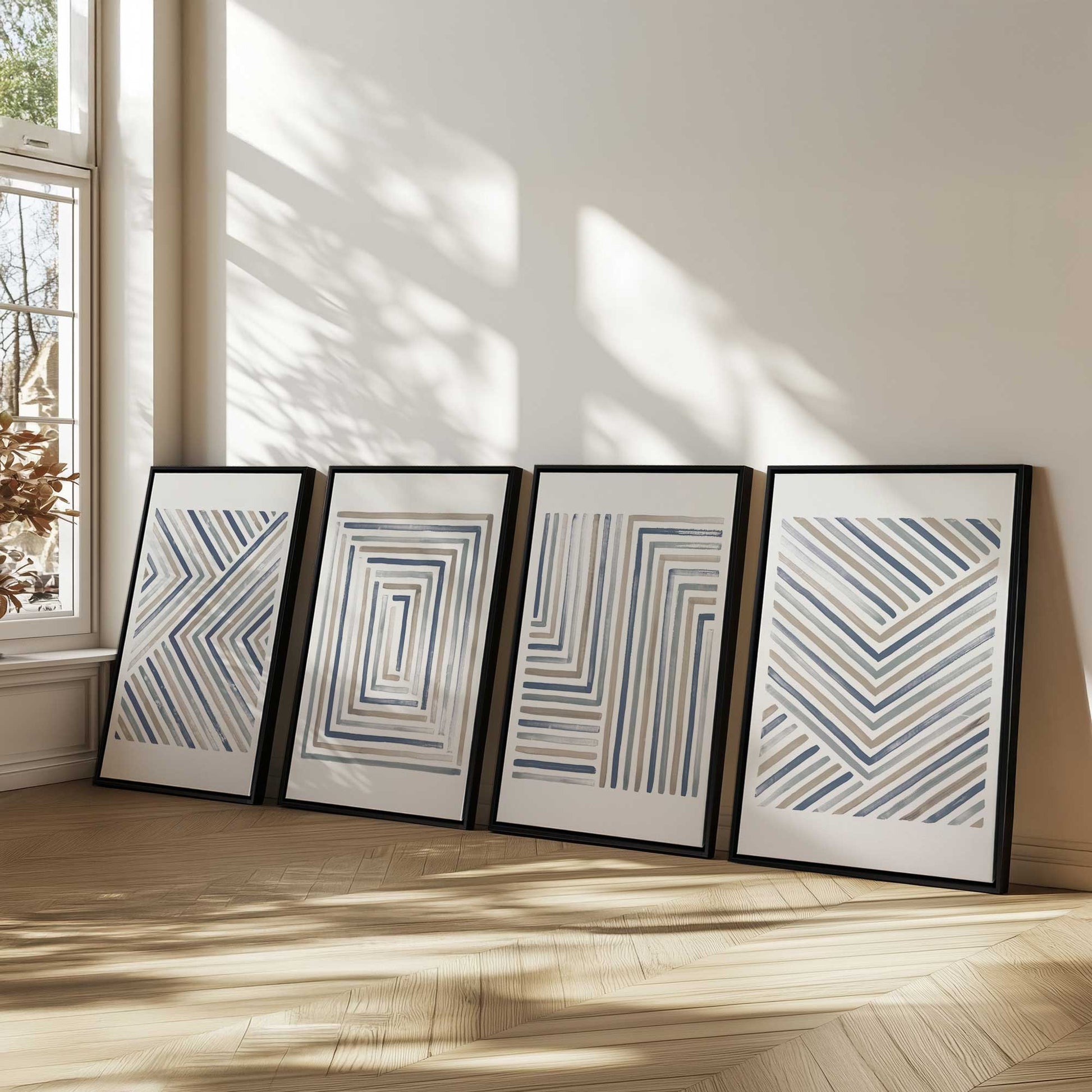 [Color:Opaque White], Picture of art in a White frame