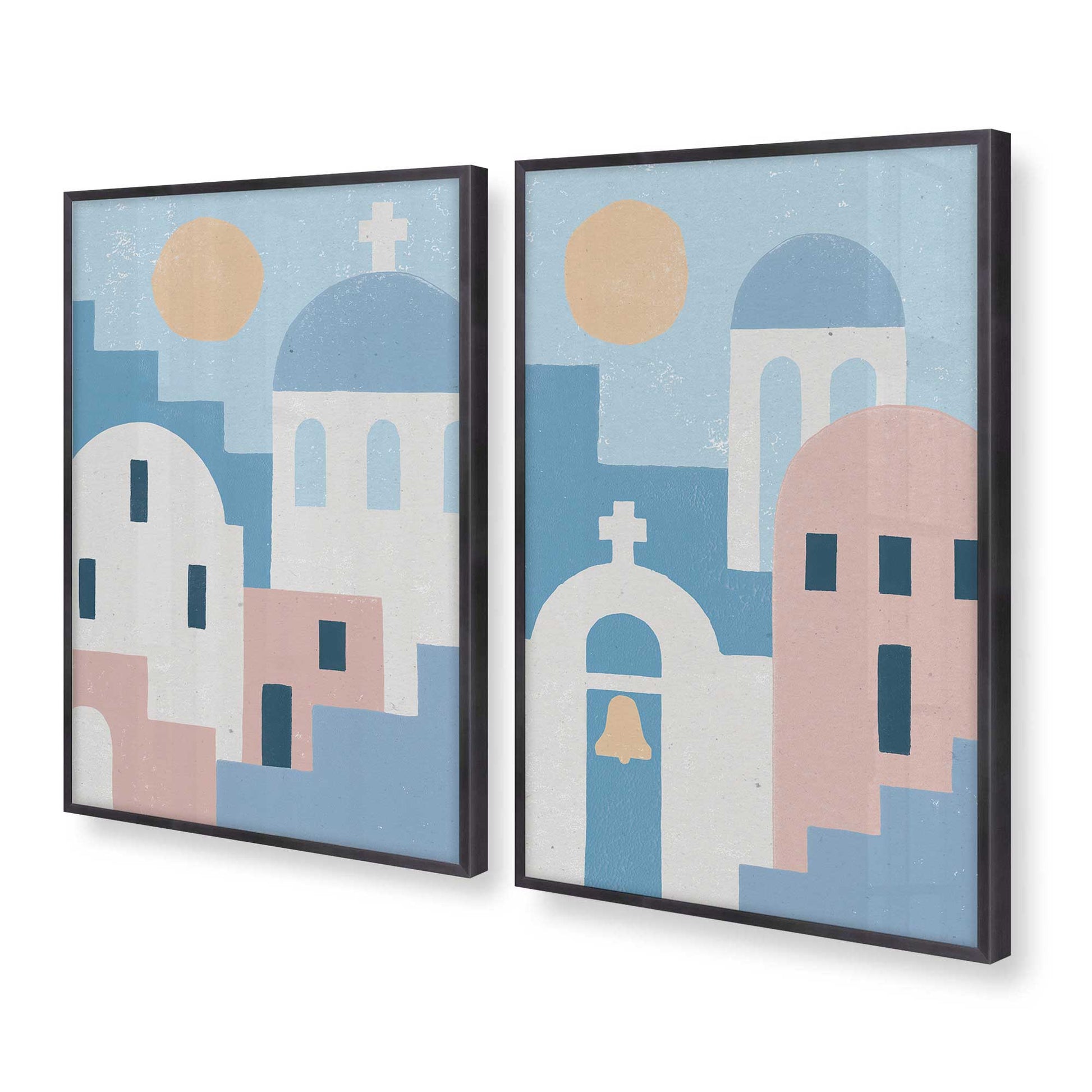 [Color:Weathered Zinc], Picture of art in a Weathered Zinc frame at an angle