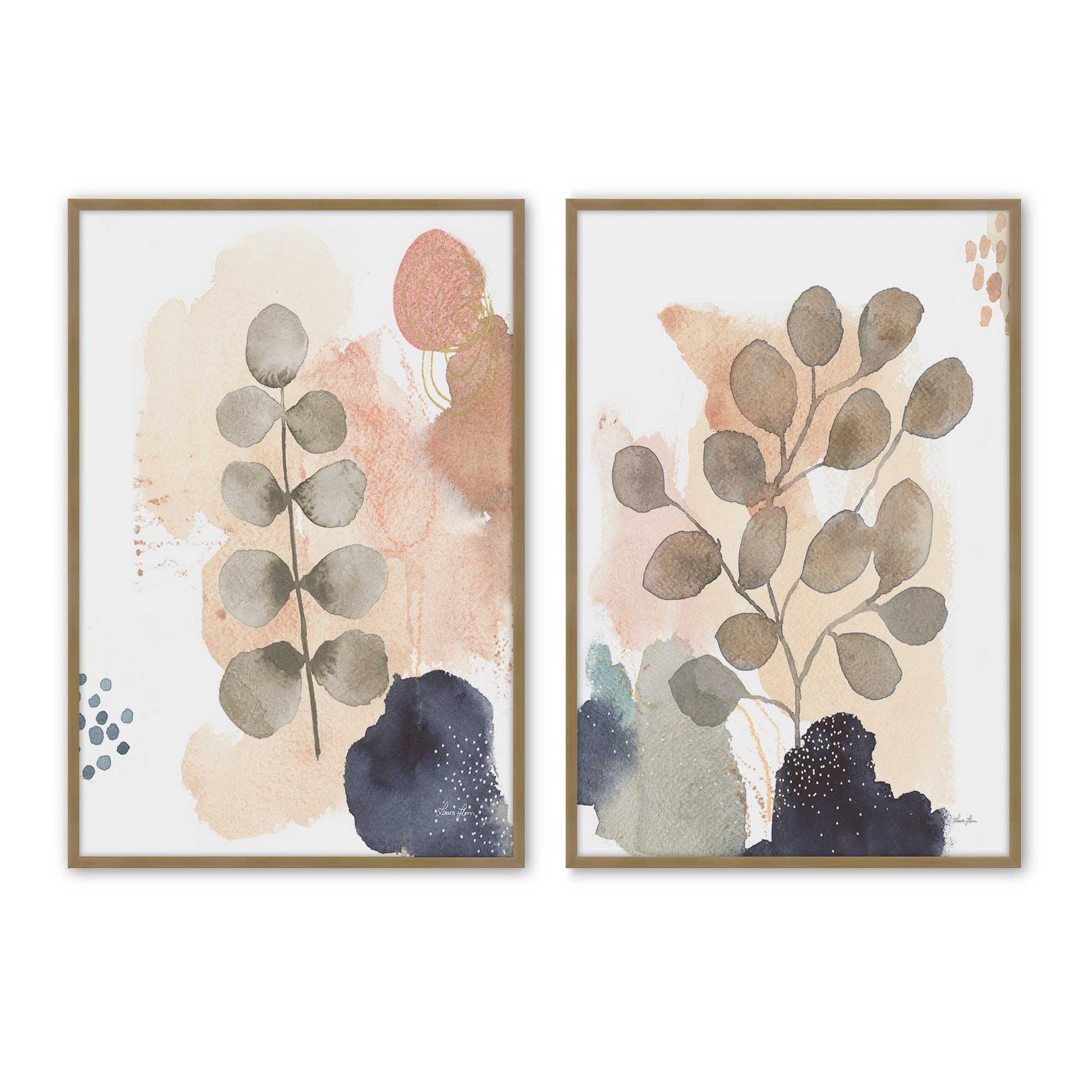 [Color:Brushed Gold], Picture of art in a Brushed Gold frame