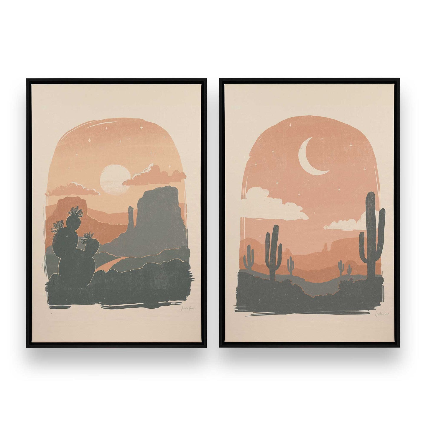 [Color:Satin Black], Picture of art in a Satin Black frame
