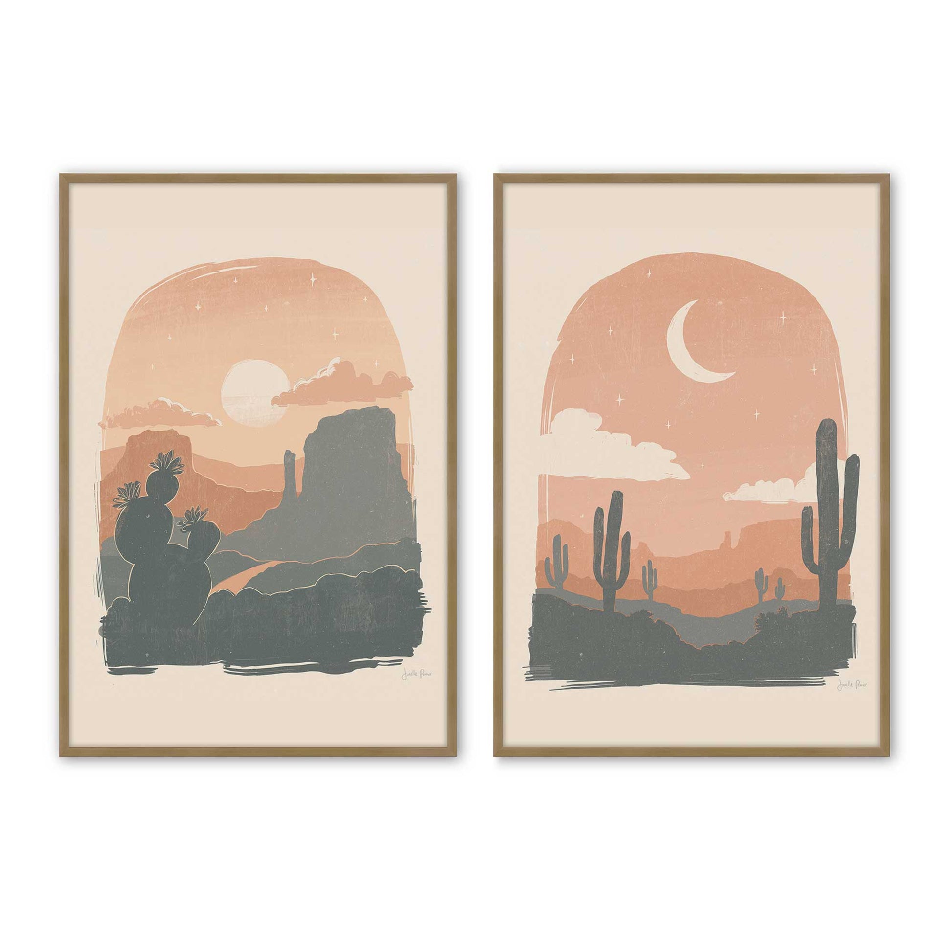 [Color:Brushed Gold], Picture of art in a Brushed Gold frame