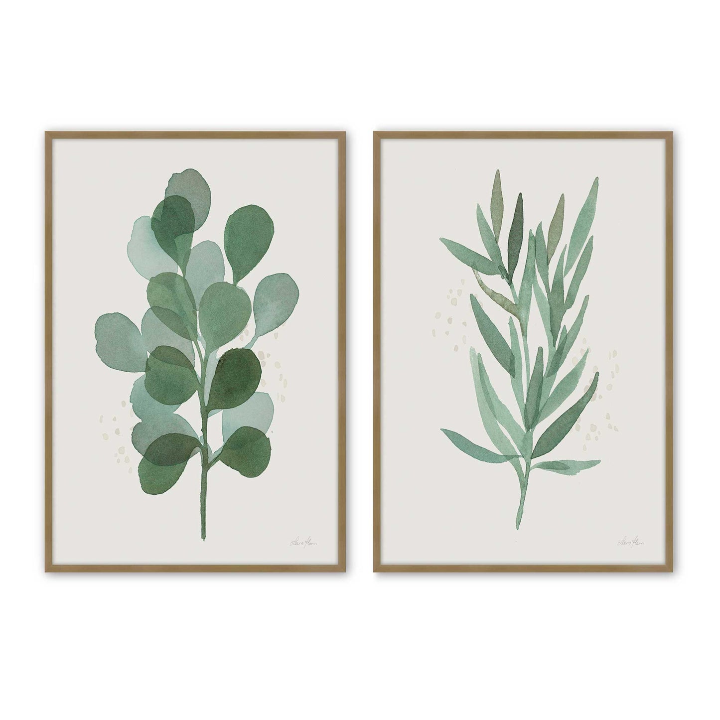 [Color:Brushed Gold], Picture of art in a Brushed Gold frame
