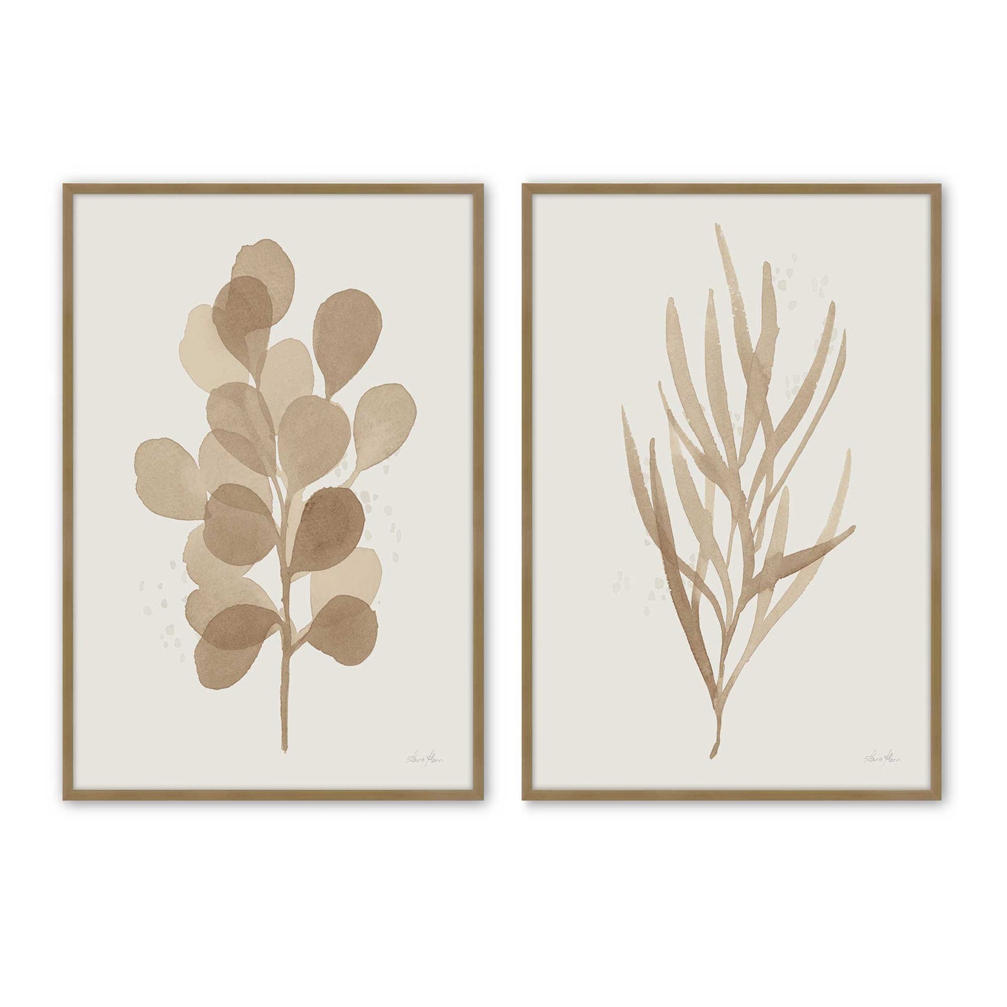 [Color:Brushed Gold], Picture of art in a Brushed Gold frame