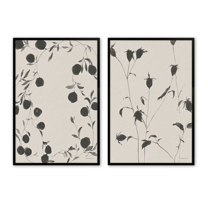 [Color:Satin Black], Picture of art in a Satin Black frame