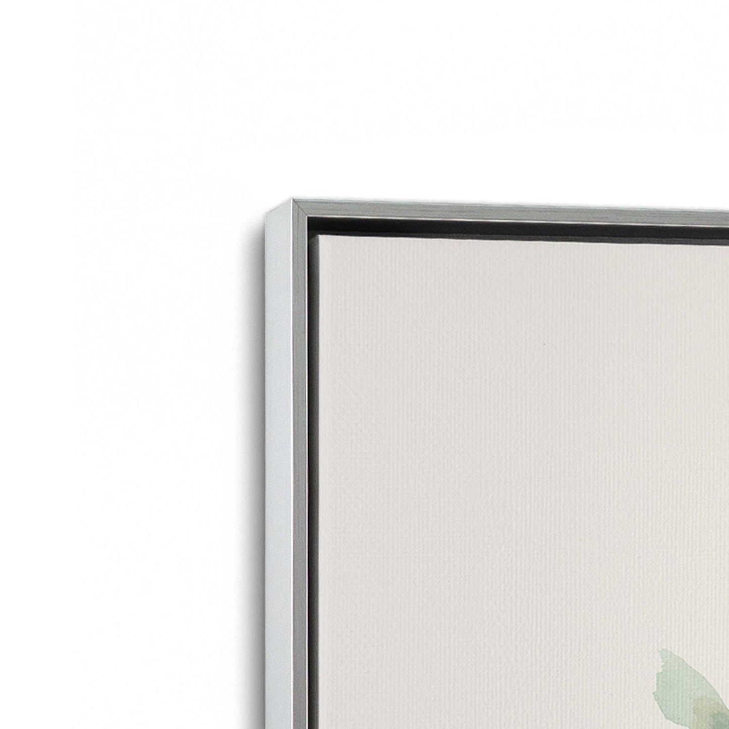 [Color:Polished Chrome], Picture of art in a Polished Chrome frame at an angle