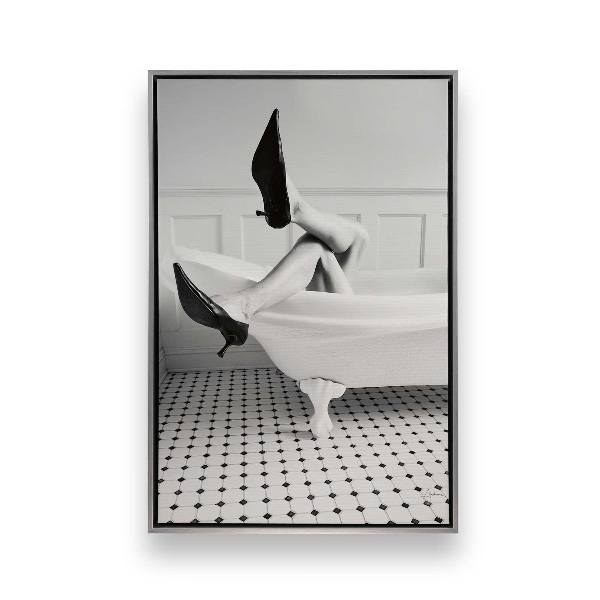 [Color:Polished Chrome], Picture of art in a Polished Chrome frame