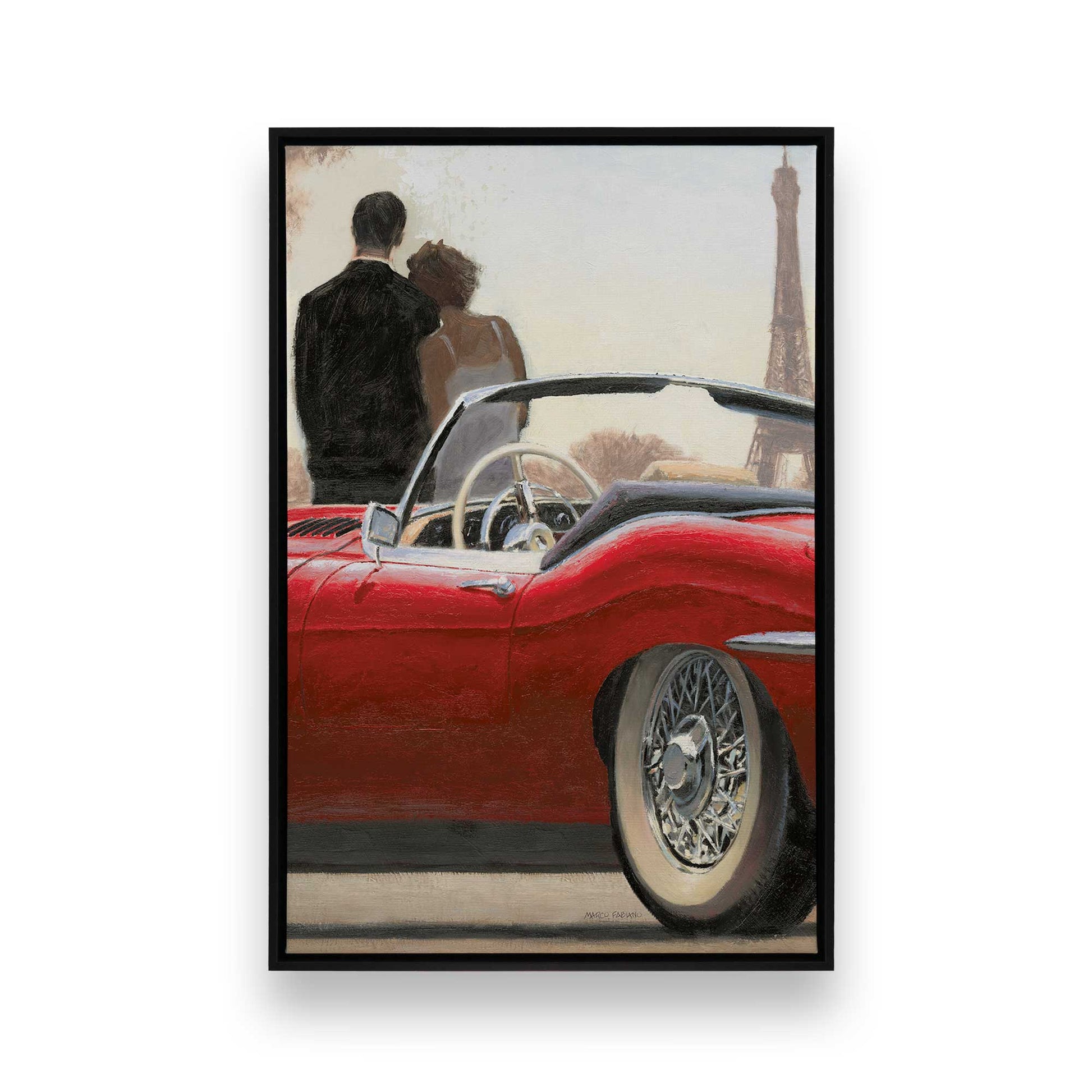 [Color:Satin Black], Picture of art in a Satin Black frame
