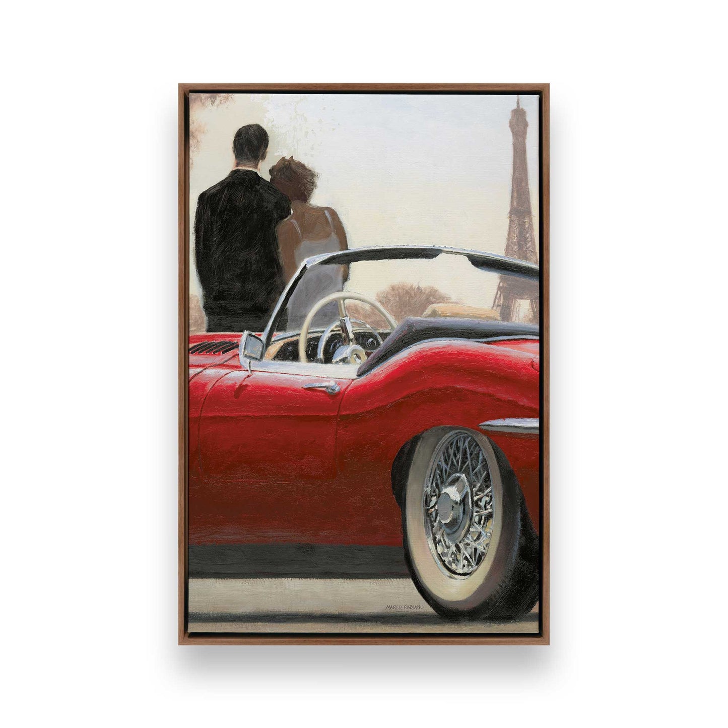 [Color:Walnut], Picture of art in a Walnut frame