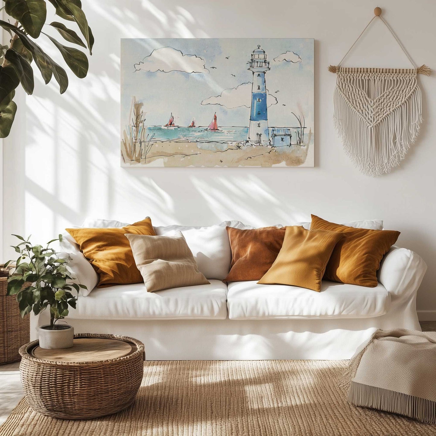 Picture of art in a room