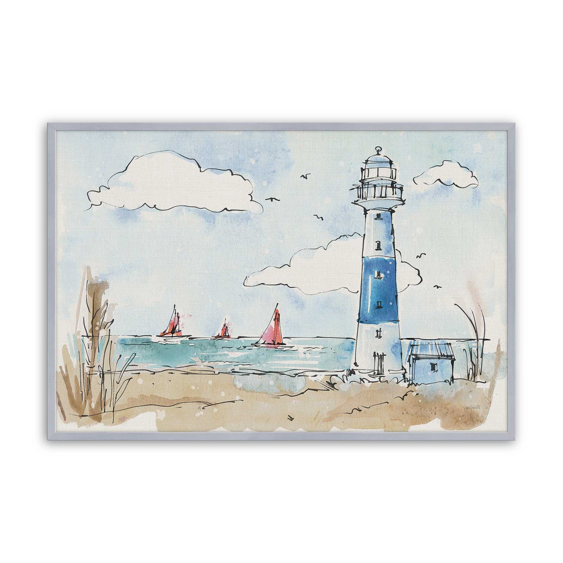 [Color:Polished Chrome], Picture of art in a Polished Chrome frame