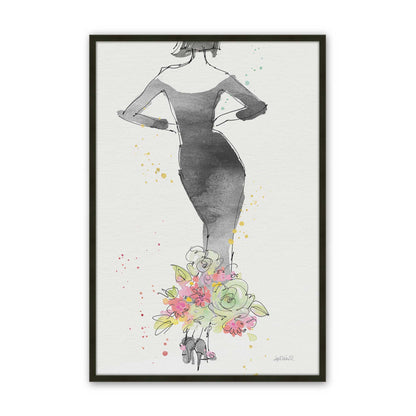 [Color:Satin Black], Picture of art in a Satin Black frame