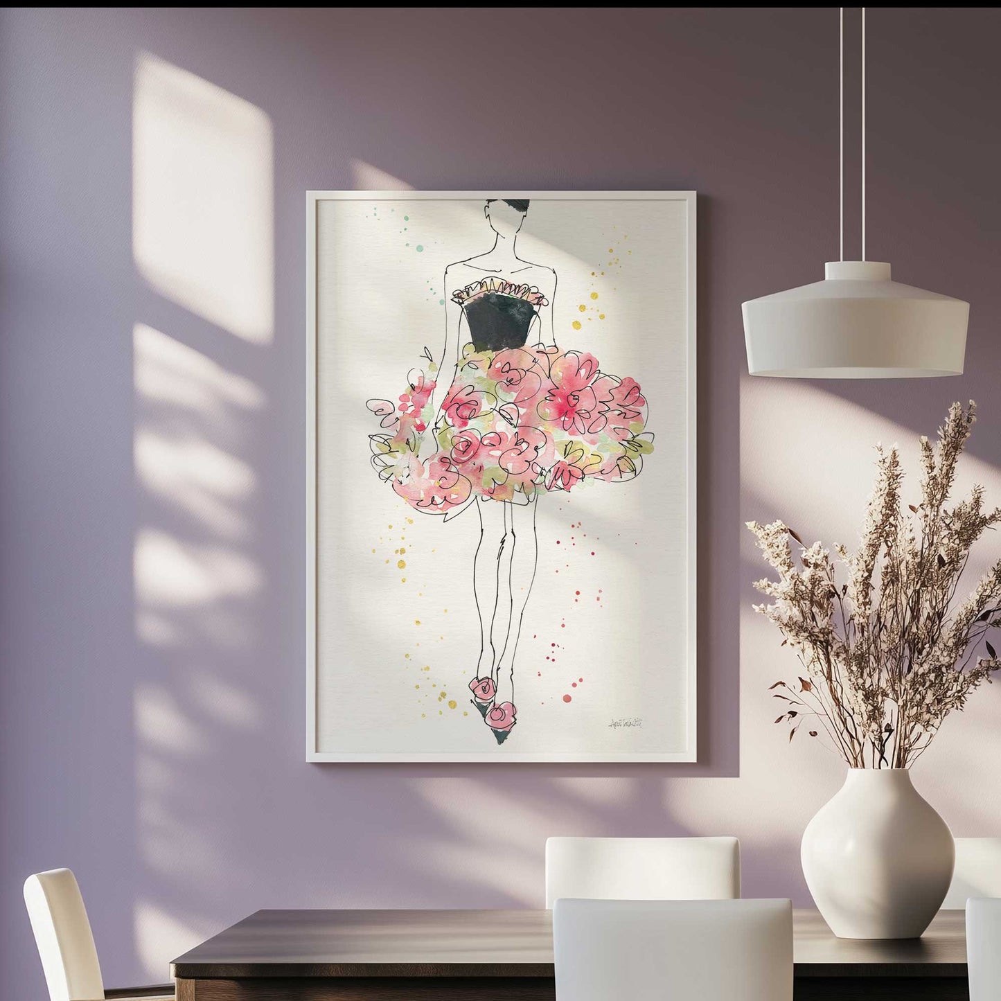 [SPECIAL],[LIFESTYLE], Picture of art hanging in a room