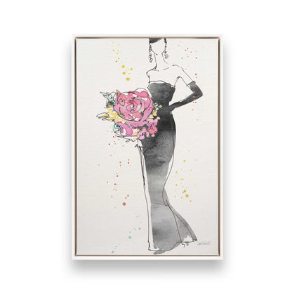 [Color:Opaque White], Picture of art in a White frame