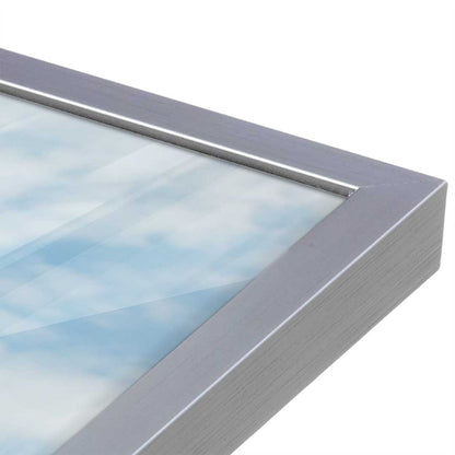 [Color:Polished Chrome], Picture of art in a Polished Chrome frame at an angle