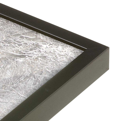 [Color:Satin Black], Picture of art in a Satin Black frame at an angle