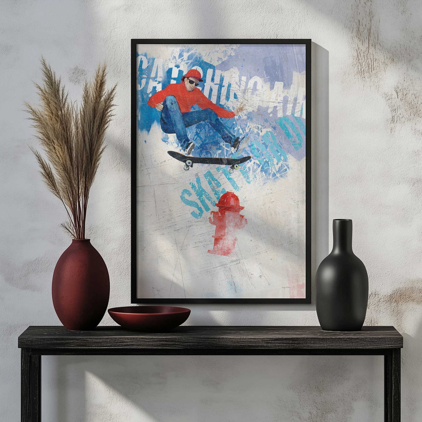 [SPECIAL],[LIFESTYLE], Picture of art hanging in a room