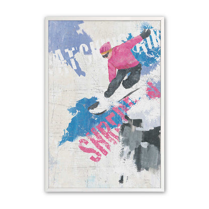 [Color:Opaque White], Picture of art in a Opaque White frame