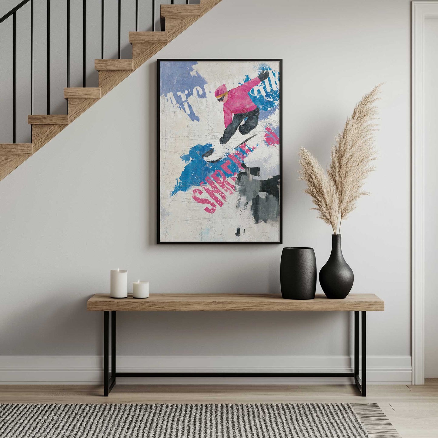[SPECIAL],[LIFESTYLE], Picture of art hanging in a room