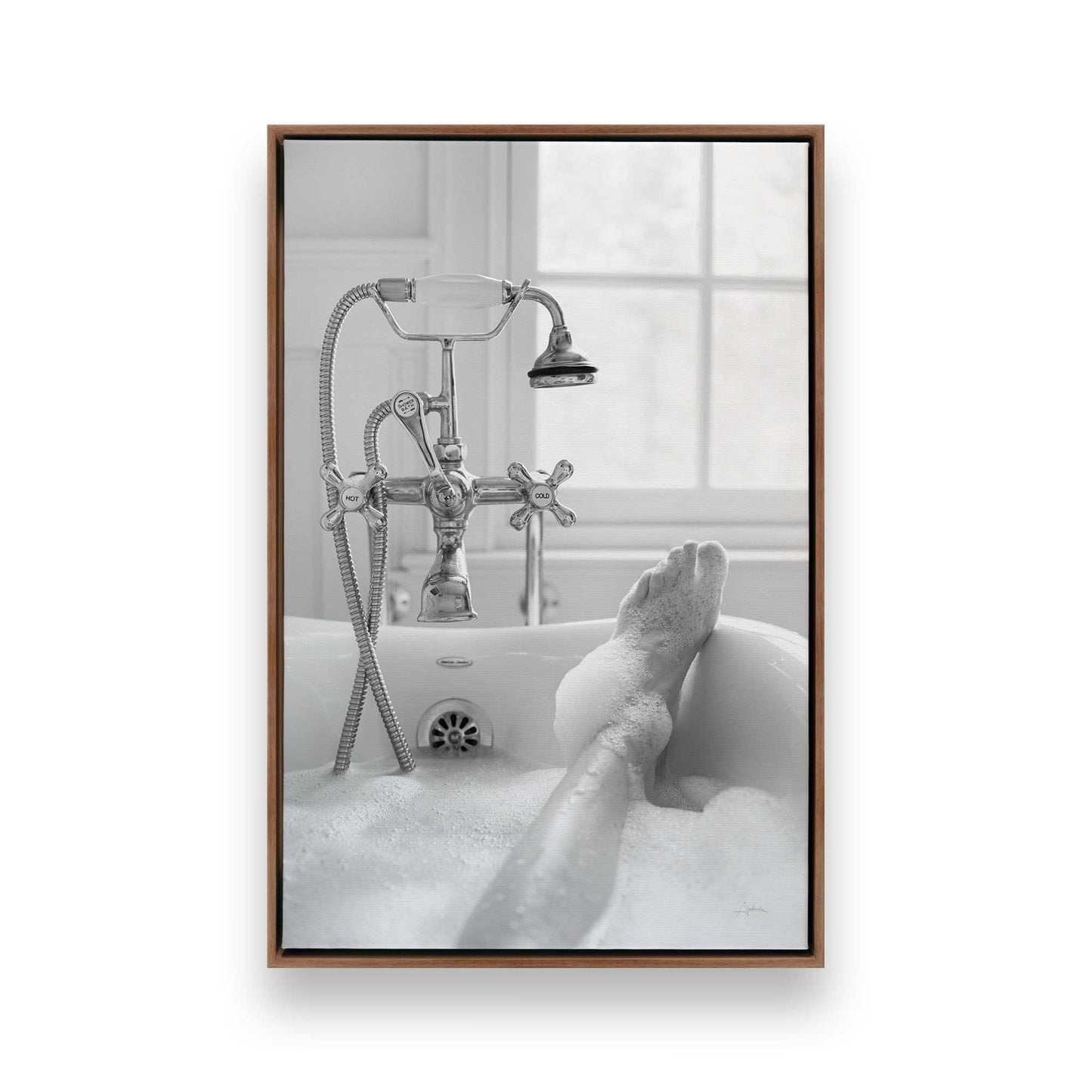 [Color:Walnut], Picture of art in a Walnut frame